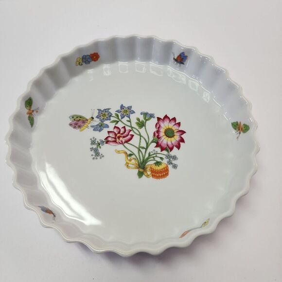 Philippe Deshoulieres Lourioux Meissen 10" Quiche Dish Metropolitan Art Museum - Picture 1 of 6